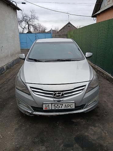 Hyundai Solaris: 2015 г., 1.6 л, Механика, Бензин, Седан at lalafo.kg Hyundai Solaris: 2015 г., 1.6 л, Механика, Бензин, Седан