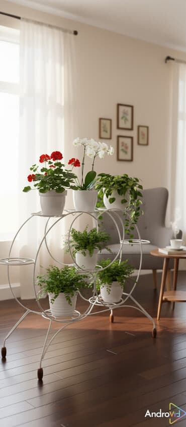 Этажерка для цветов, Железо at lalafo.kg Этажерка для цветов, Железо