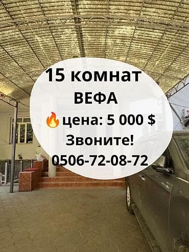 аренда дома 5000: 600 м², 15 комнат, Вефа ТЦ, С подселением — 1