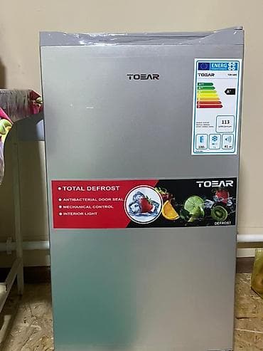 холодильник 12вольт: Холодильник TOEAR TOR-100S (однодверный, серебристый) - — 3