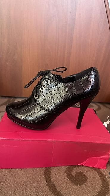 размеры джинсы таблицы мужской одежды: Женские ботильоны-дерби на шпильке Новые - Цвет: черный - Материал — 1