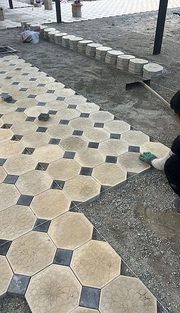 Тротуарная плитка и мощение под ключ - Виды рисунков: октагон с