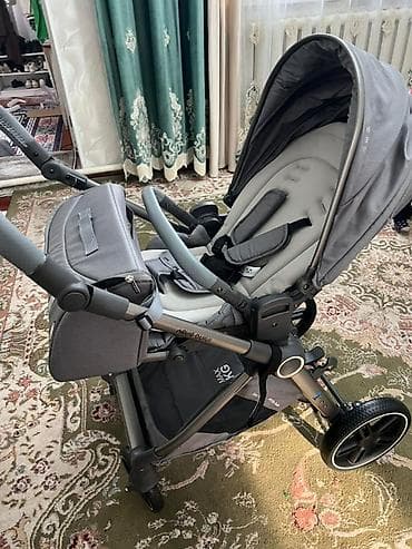 батут цена: Детская коляска Ining baby 2 в 1 (люлька + прогулочный блок), цвет — 2