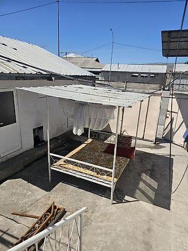 купить 2 ярусную кровать бу: Тапчан 2 x 2 x 2 м, Металл — 3