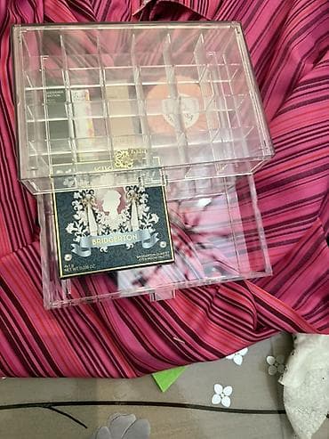 Килемдер: Прозрачный органайзер для косметики и аксессуаров - Материал — 4