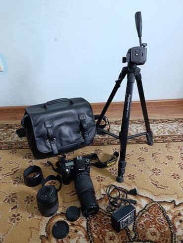 оборудование для фото: Фотоаппарат Nikon D9000 в комплекте с двумя объективами, зарядным — 1