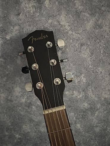 fender cd60: Акустическая гитара Fender Classic Design, модель CD-60S BLK (надпись — 3