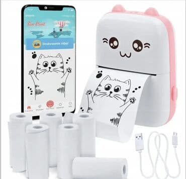 стикеры на ноутбук: Мини-принтер (беспроводной) — большой набор для творчества и заметок — 4