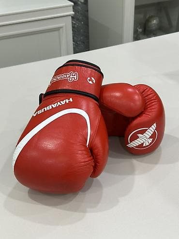 ты бокс: Боксерские перчатки Hayabusa, красные - Бренд: Hayabusa - Тип — 3