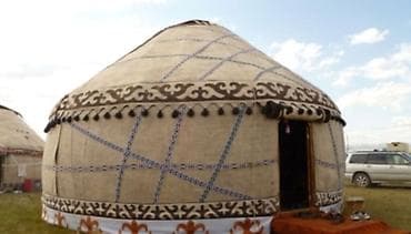 часы монако: Боз үй (юрта) с полной комплектацией. - Каркас из старинного дерева — 1