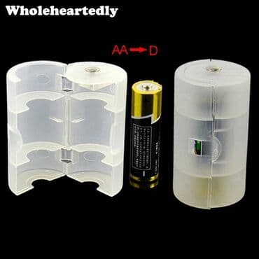 цифро аналоговые преобразователи (цап): Адаптер для элементов питания из AA в D, держатель батареи — 3