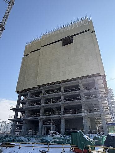 Батирлер: 1 бөлмө, 45 м², Элитка, 10 кабат, ПСО (өзү оңдоп түзөтүп бүтүү үчүн) — 6