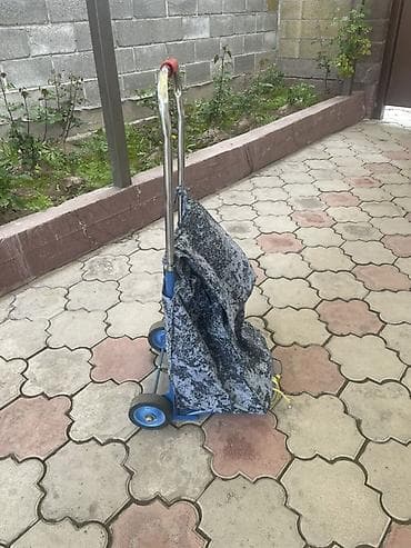 садовые фигуры: Садово-строительная тачка и тележка, Стальная, Двухколесная, Б/у — 2