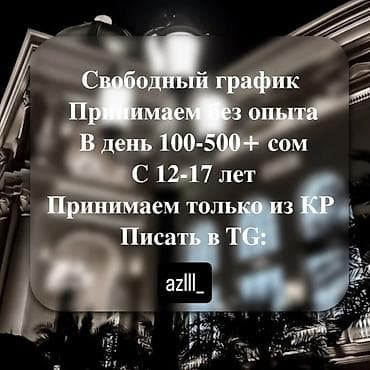 Сетевой маркетинг: Онлайн работа для подростков с 12-17, берём без опыта,свободный — 3