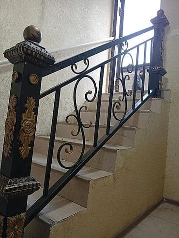 Тепкичтер жана тетиктер заказ менен: Каптал тосмолорун жасоо Материалы: Согулган темир, Жеке менчик үй үчүн — 6