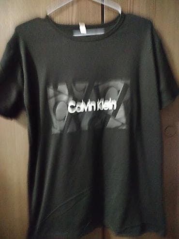 Мужская футболка, M, Calvin Klein, Новый, цвет - Черный, Самовывоз