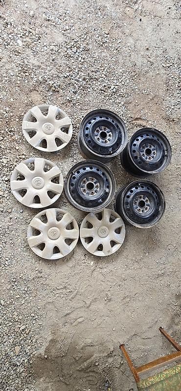 Железные Диски R 15 Toyota, Комплект, отверстий - 5