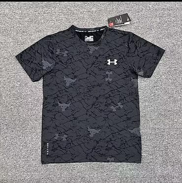 Мужская футболка, L, Under Armour, Новый, цвет - Черный, Платная доставка — 1
