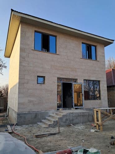 детские двухъярусные кровати металлические: Керамзитные блоки с фасадом Сары Таш Размер: 300х600х350 мм Штукатурки — 10