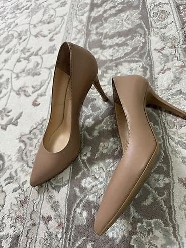 samsung galaxy a71: Классические лодочки на шпильке - Цвет: нюдовый/бежевый - Материал — 2