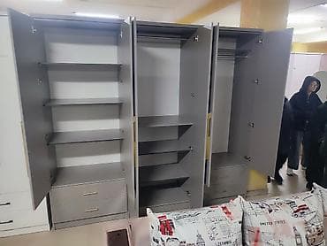 шкафы тумбы: Шифоньер, шкаф для одежды, Прямой, ЛДСП — 1