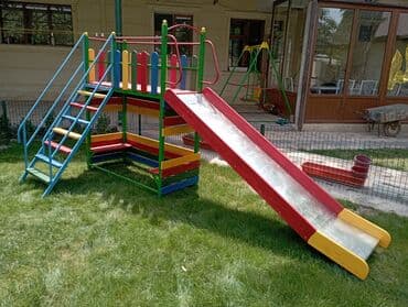 Детские горки. Для малышей и детей постарше. Для детских садов и