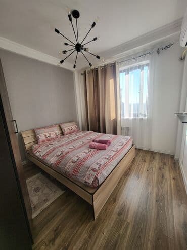 квартира снять на долгий срок хозяин: 1 бөлмө, Душ кабинасы, Жаздык, жууркан-төшөк каптары, Кондиционер — 6