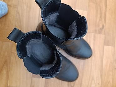 Туфли: Мужские ботинки, 38, Safari, Б/у, цвет - Черный, Платная доставка — 2