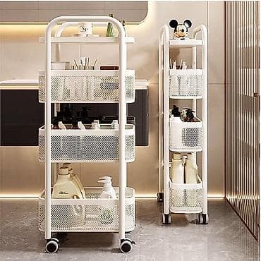 mini projector: Узкая многоярусная этажерка-органайзер на колесах - Форм-фактор — 2