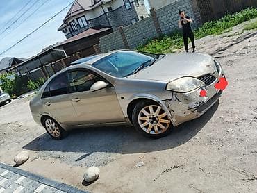 семейный авто: Nissan Primera: 2002 г., 2 л, Механика, Бензин, Седан — 7