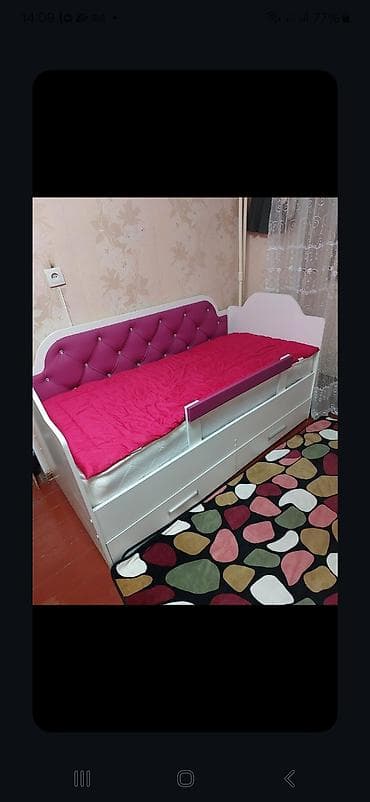 Продаётся детская кровать в отличном состоянии! Б/у 💰 Цена: 8000 сом ✅ at lalafo.kg Продаётся детская кровать в отличном состоянии! Б/у 💰 Цена: 8000 сом ✅