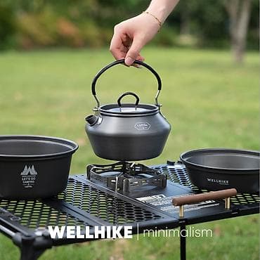 fire maple: Набор посуды IGT из 3 предметов (чёрный), ⌀20х8.5см, WELLHIKE — 3