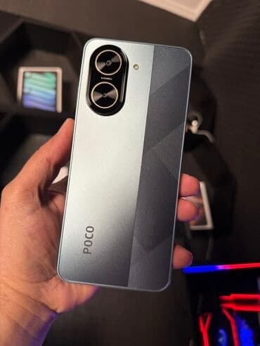 Poco C75, Новый, 64 ГБ, цвет - Серый, 2 SIM