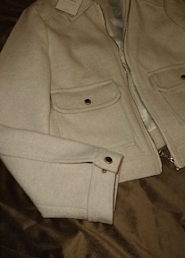 куртки осение: Куртка ZARA, артикул 0400/021/406 - Размер: M (по бирке) - Цвет — 2