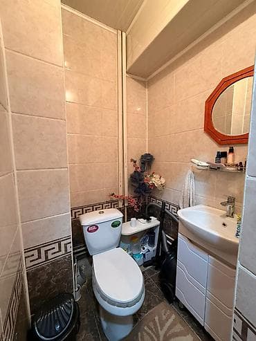 кывартира: 3 комнаты, 64 м², Индивидуалка, Пишпек Индивидуалка, 1 этаж, Косметический ремонт — 3