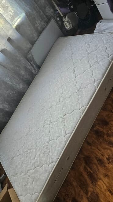Диваны: Спальный матрас, Б/у, Полуторный, Кыргызстан, Пружинный, Жаккард, Lina (Лина), Матрасы средней жесткости, Самовывоз — 3