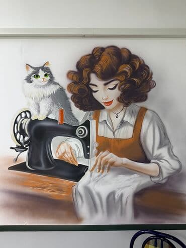 художественные краски: Художник,суроткартина Художественная, стена росписи — 2