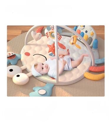 музыкальная игрушка на кроватку: 🎀В НАЛИЧИИ Круглый Музыкальный Развивающий коврик Краб!🦀 😍 Новый — 10