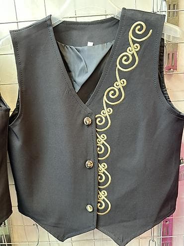 серебро кара балта: Другие жилеты Все размеры, цвет - Черный — 1