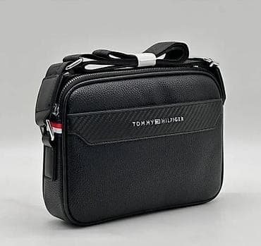 Сумка через плечо Tommy Hilfiger - Цвет: черный, фактурная