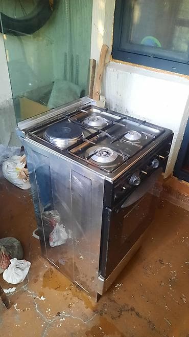 Техника жана электроника: Айкалышкан плита, Beko, Колдонулган, Полго орнотулма, Механикалык, Толук төлөө — 1