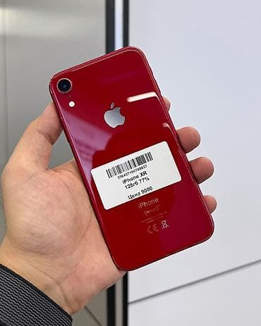 iphone 10: IPhone Xr, Б/у, 128 ГБ, Красный, Защитное стекло, Чехол, В рассрочку, 77 % — 1