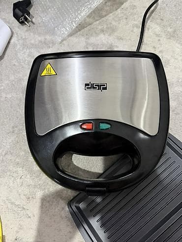 шаурма тостер: Мультисэндвичница/гри́ль DSP с комплектом сменных панелей Состояние — 1