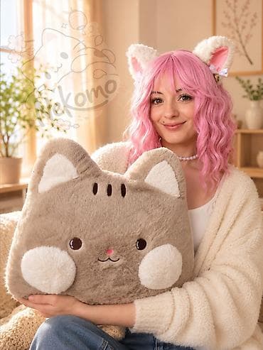 Игрушки: 🦊🐱🐺 Подушка-одеяло 2 в 1 💕 Любимая мягкая подушка за пару секунд — 2