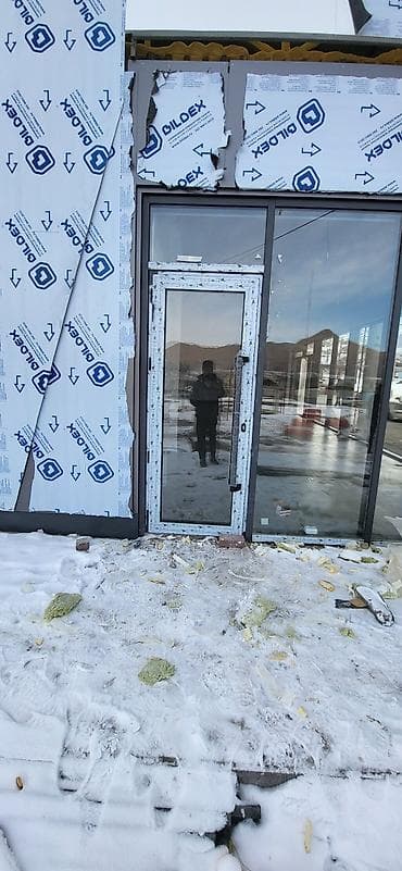 Стеклянная дверь на заказ, Входная, Для офиса, Одностворчатая, Распашная, Бесплатный замер at lalafo.kg Стеклянная дверь на заказ, Входная, Для офиса, Одностворчатая, Распашная, Бесплатный замер