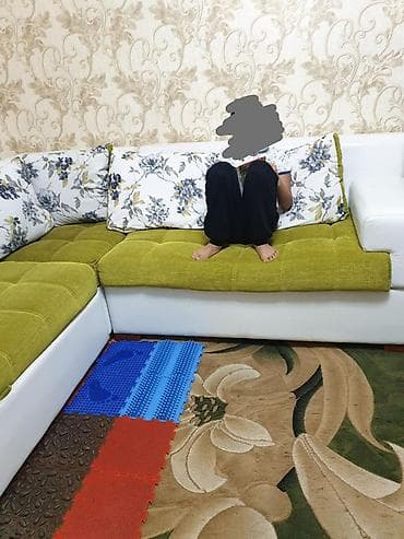 модульные дама: Угловой модульный диван с широким посадочным местом - Компоновка — 1