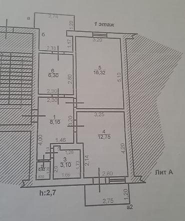 село тон: 2 комнаты, 60 м², Индивидуалка, 1 этаж, Косметический ремонт — 3