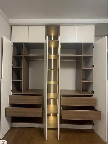 шкаф открытый: Шифоньер, шкаф для одежды, Прямой, ЛДСП — 3