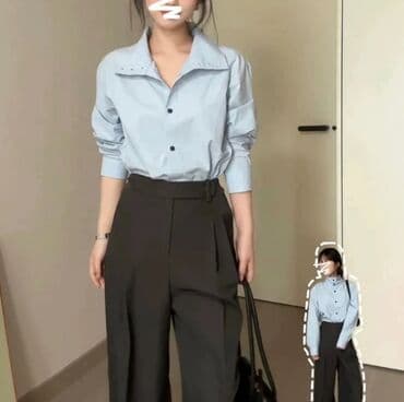 фирменные часы: Блузка, Классическая модель, Однотонный, На запах, Удлиненная модель — 3