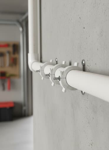 Белые пластиковые клипсы для кабеля, предназначенные для надежной